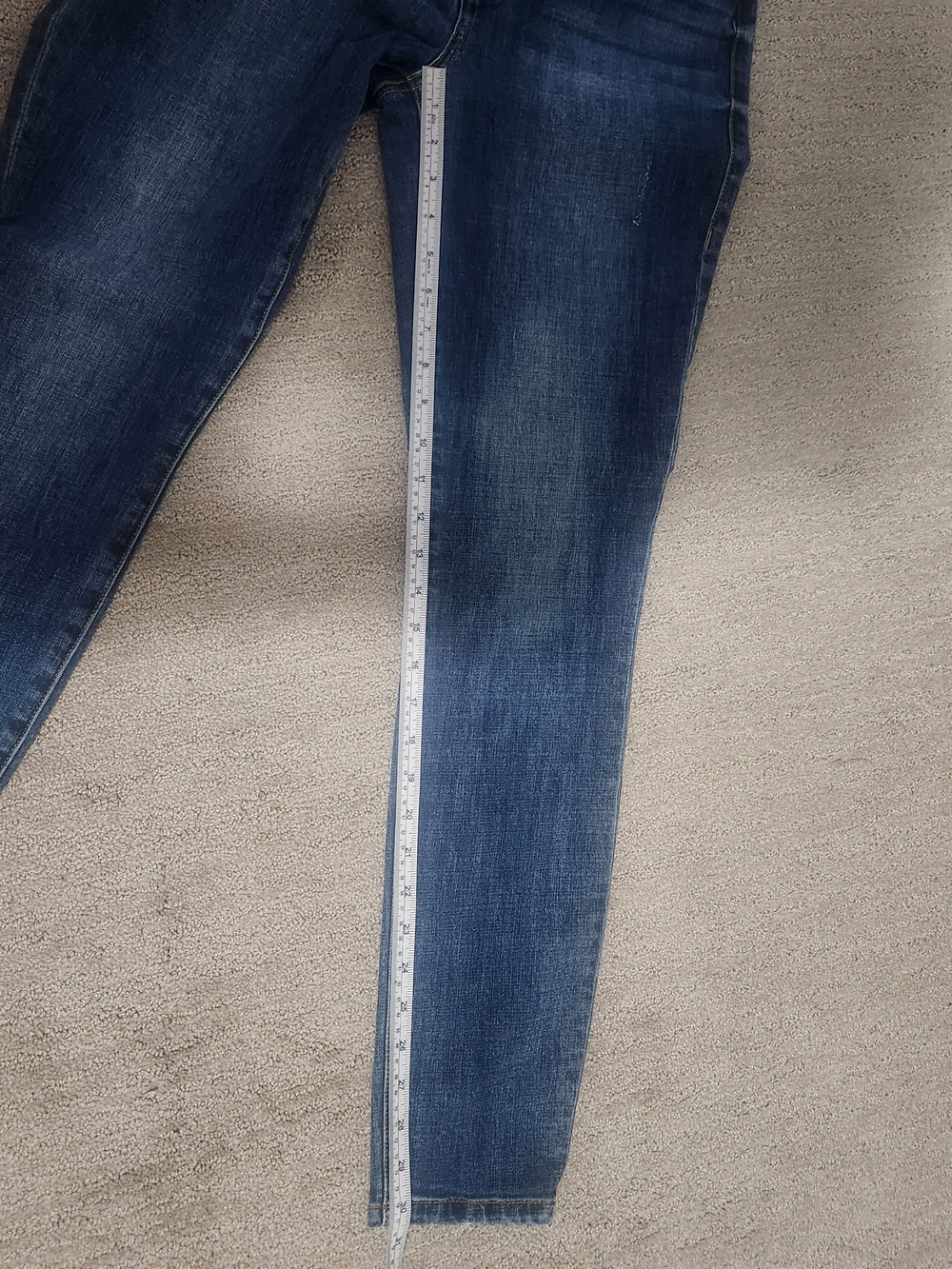 CAbi Dark Blue High-Rise Jeans with Braided Waistband - Picture 4 of 6